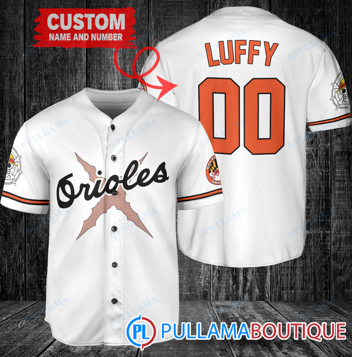 Luffy After Timeskip One Piece Straw Hats St.Louis Cardinals Custom Baseball Jersey