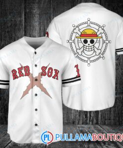 Luffy After Timeskip One Piece Straw Hats Boston Red Sox Baseball Jersey