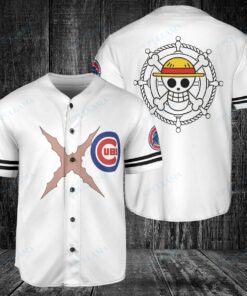 Luffy After Timeskip One Piece Straw Hats Chicago Cubs Baseball Jersey