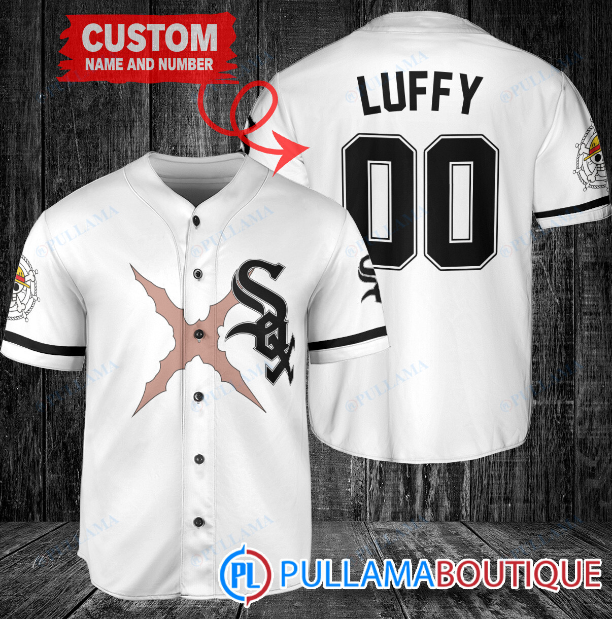 Luffy After Timeskip One Piece Straw Hats Pittsburgh Pirates Custom Baseball Jersey