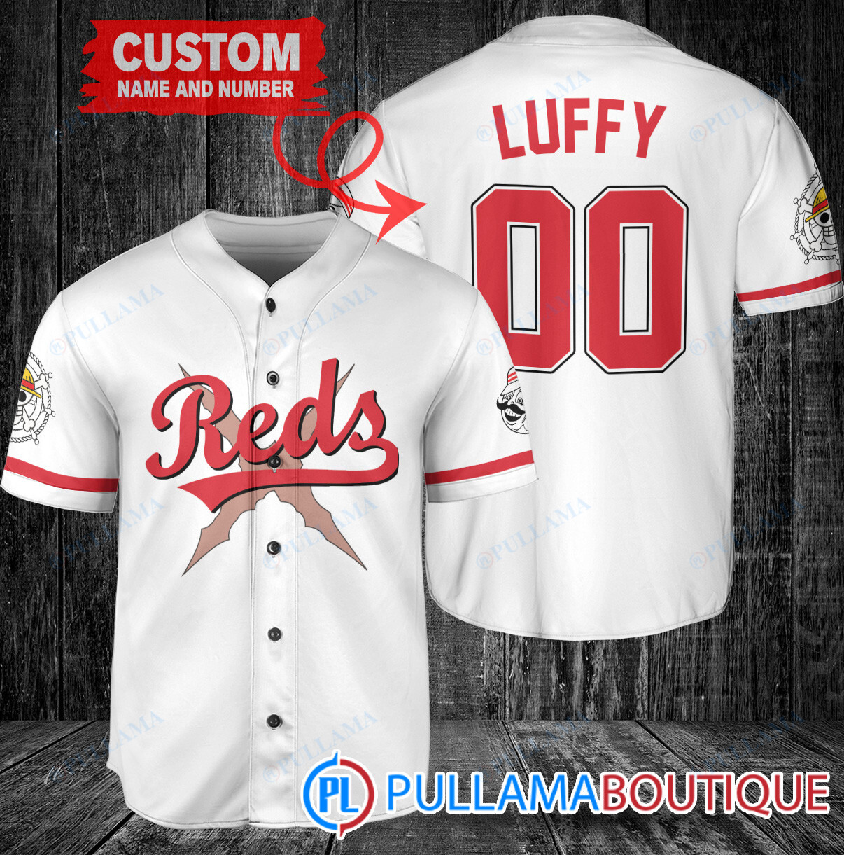 Luffy After Timeskip One Piece Straw Hats New York Yankees Custom Baseball Jersey