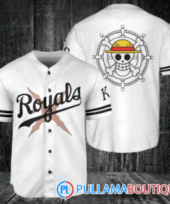 Luffy After Timeskip One Piece Straw Hats Kansas City Royals Baseball Jersey