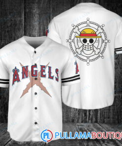 Luffy After Timeskip One Piece Straw Hats Los Angeles Angels Baseball Jersey