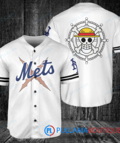 Luffy After Timeskip One Piece Straw Hats New York Mets Baseball Jersey