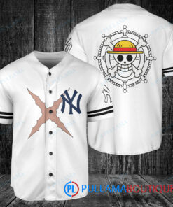 Luffy After Timeskip One Piece Straw Hats New York Yankees Baseball Jersey