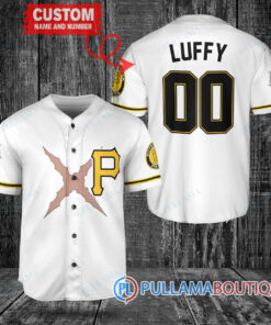 Luffy After Timeskip One Piece Straw Hats Pittsburgh Pirates Custom Baseball Jersey