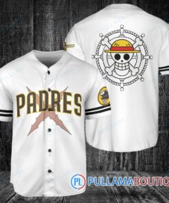 Luffy After Timeskip One Piece Straw Hats San Diego Padres Baseball Jersey