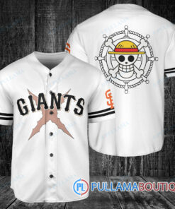 Luffy After Timeskip One Piece Straw Hats San Francisco Giants Baseball Jersey