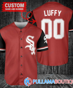 Luffy One Piece Straw Hats Chicago White Sox Custom Baseball Jersey