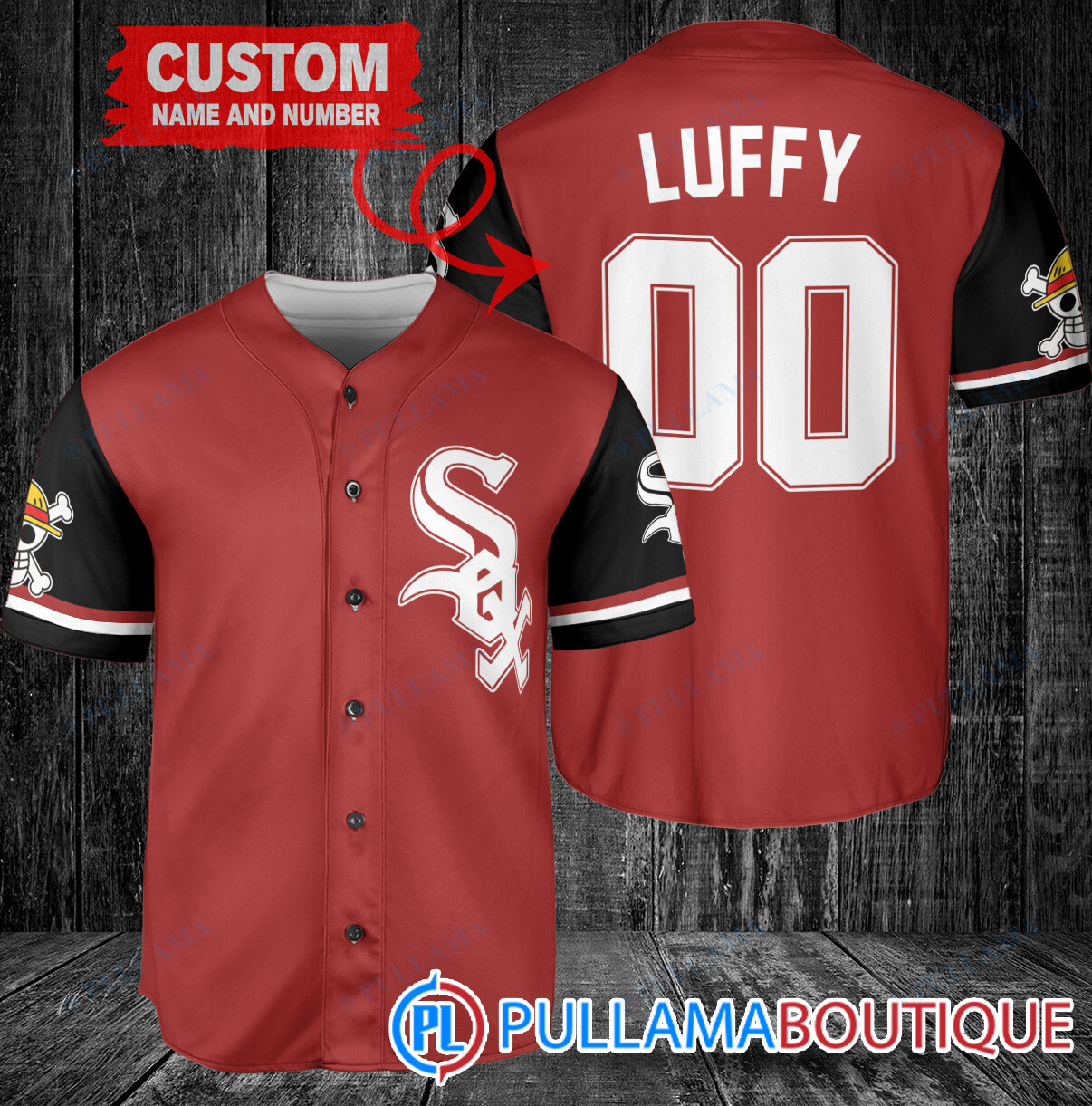 Luffy One Piece Straw Hats New York Mets Custom Baseball Jersey