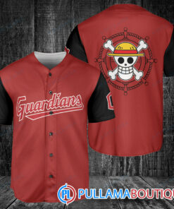 Luffy One Piece Straw Hats Cleveland Guardians Baseball Jersey