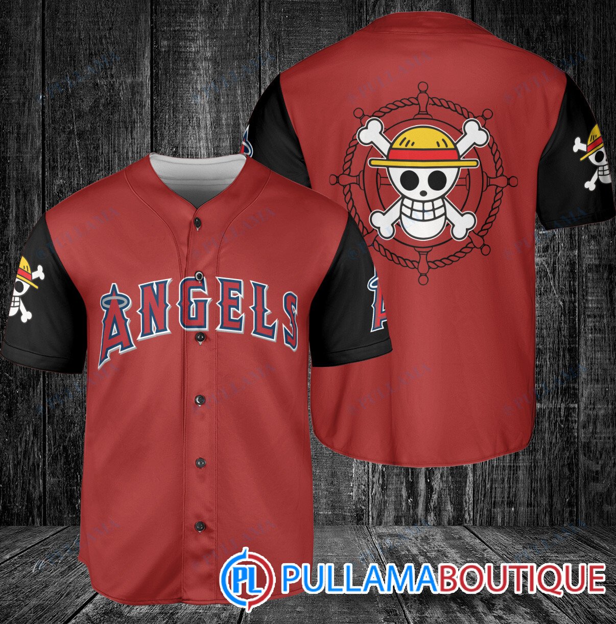 Luffy One Piece Straw Hats Chicago Cubs Baseball Jersey