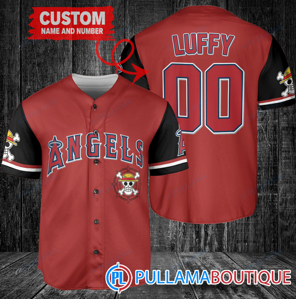 Luffy One Piece Straw Hats Cleveland Guardians Custom Baseball Jersey