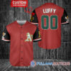 Luffy One Piece Straw Hats Cincinnati Reds Custom Baseball Jersey