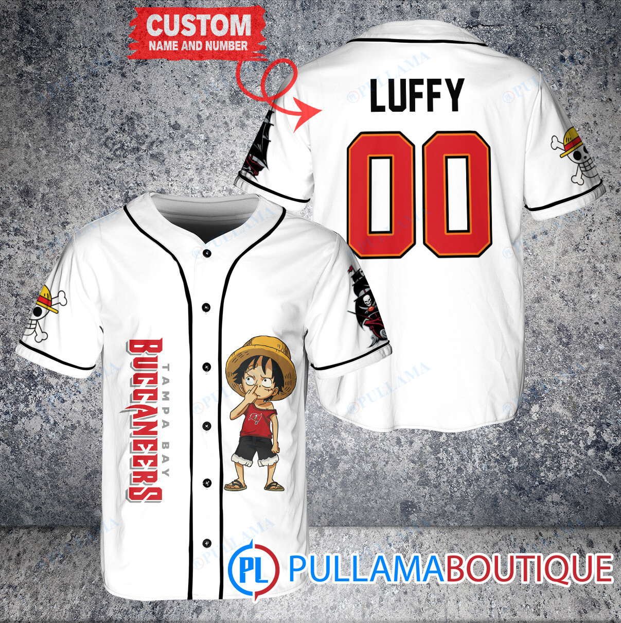 Luffy One Piece Cleveland Browns Custom Baseball Jersey Orange