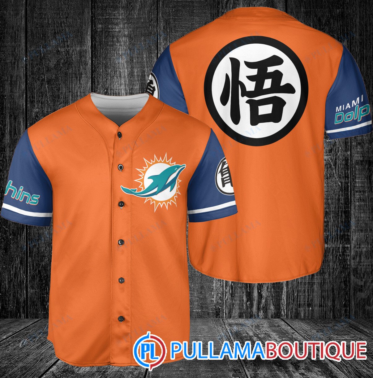 Buffalo Bills Dragon Ball Z Goku Baseball Jersey