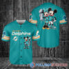 Cleveland Browns x Mickey and Minnie with Trophy Baseball Jersey White