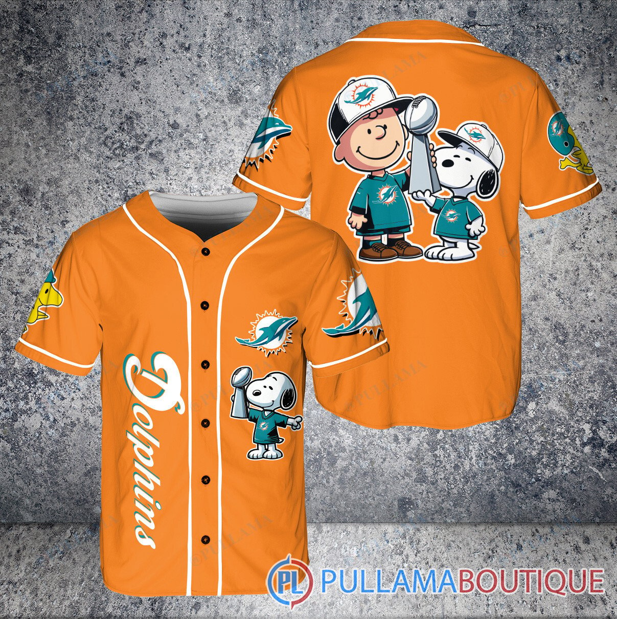 Seattle Seahawks x Snoopy and Charlie Brown with Trophy Baseball Jersey White