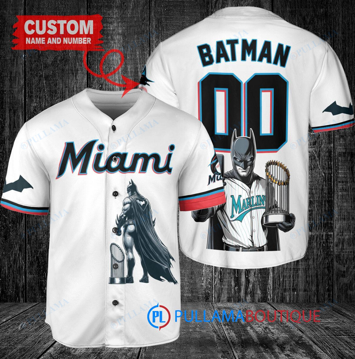 Pittsburgh Pirates x DC Comics Batman The Dark Knight with Trophy Custom Baseball Jersey Gold City Connect