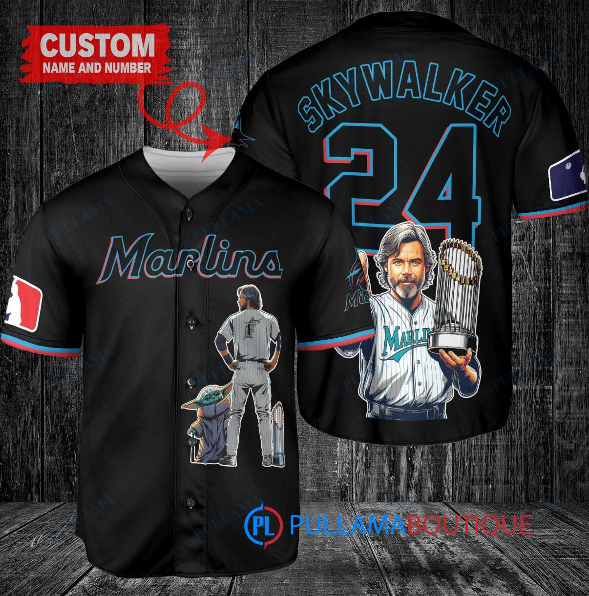 Colorado Rockies x Luke Skywalker Star Wars with Trophy Custom Baseball Jersey Green