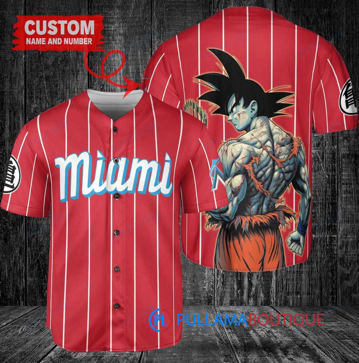 Chicago White Sox Son Goku Super Saiyan Dragon Ball Z Baseball Jersey Trophy