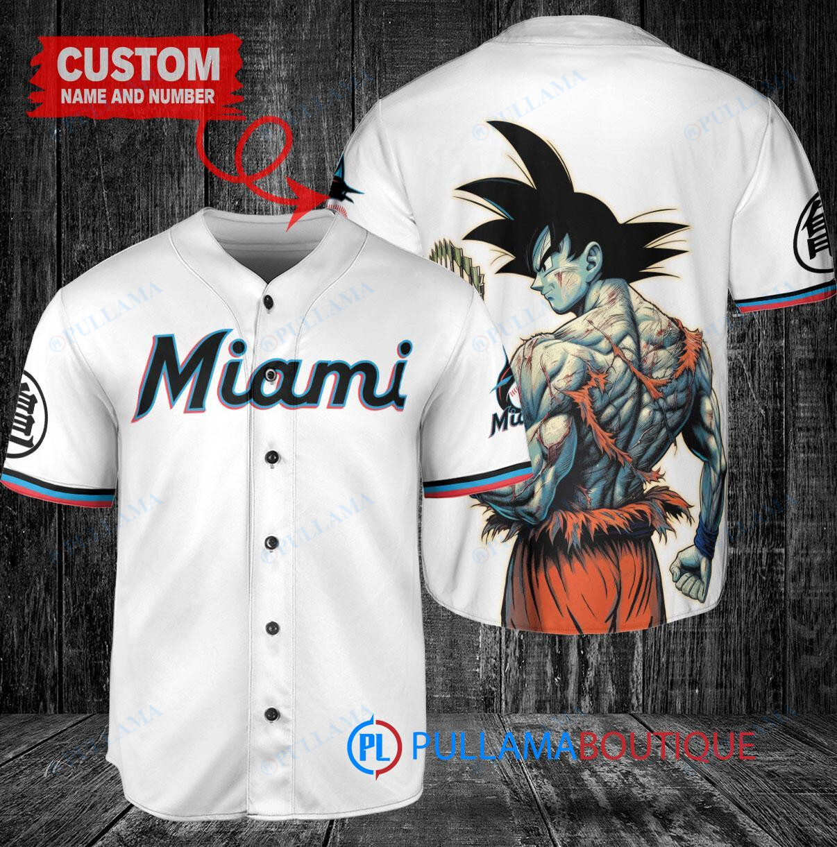 Cleveland Guardians x Son Goku Kakarot Super Saiyan Dragon Ball Z with Trophy Baseball Jersey Navy City Connect