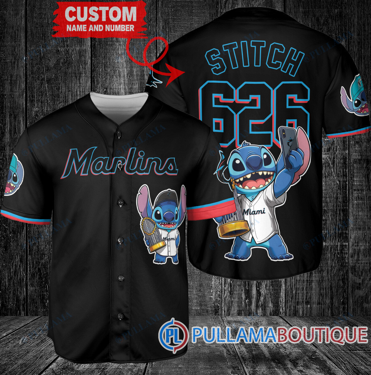 Pittsburgh Pirates x Stitch with Trophy Baseball Jersey Gold City Connect