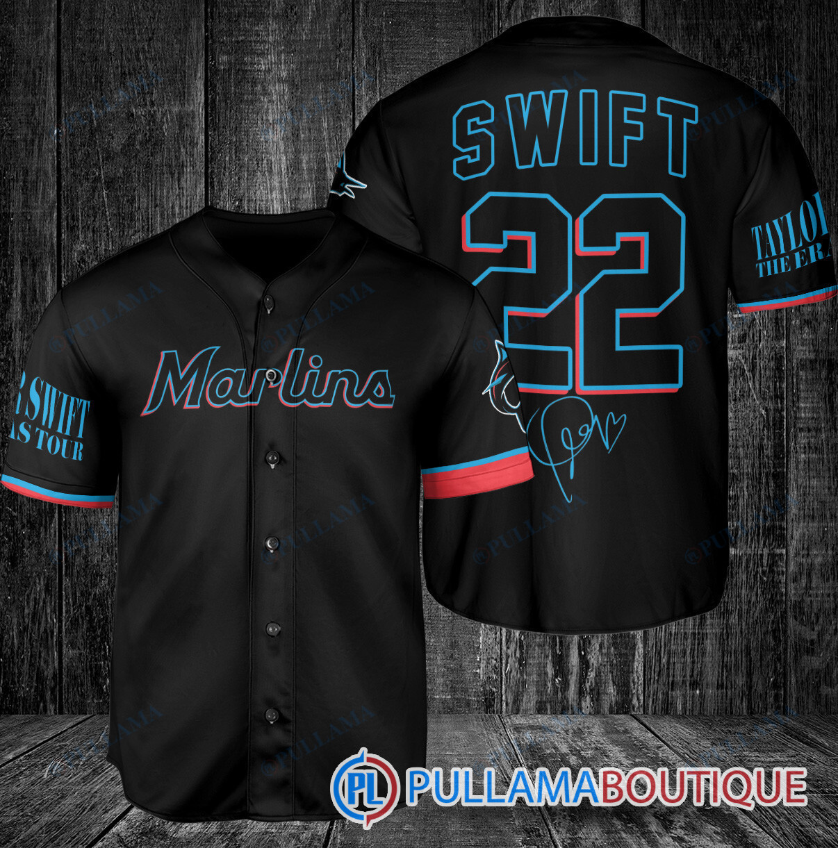 Miami Marlins x Taylor Swift 89 Baseball Jersey