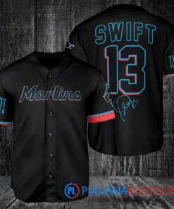 Miami Marlins x Taylor Swift Baseball Jersey