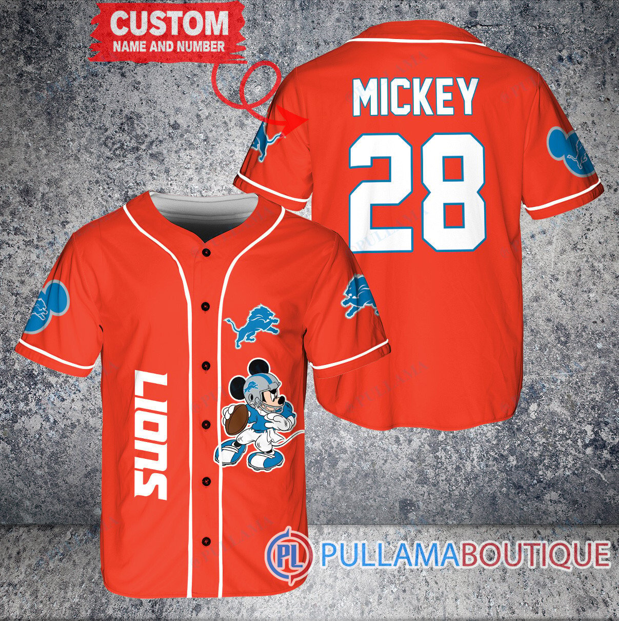 Mickey Jacksonville Jaguars  Custom Baseball Jersey Teal Military