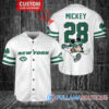 Mickey x Chicago Bears Custom Baseball Jersey White