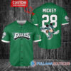 Mickey x Seattle Seahawks Custom Baseball Jersey White