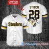 Mickey x New Orleans Saints Custom Baseball Jersey Black