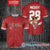 Mickey x Tampa Bay Buccaneers Custom Baseball Jersey Red