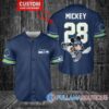 Mickey x Las Vegas Raiders Custom Baseball Jersey White