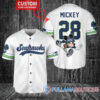 Mickey x Cincinnati Bengals Custom Baseball Jersey White