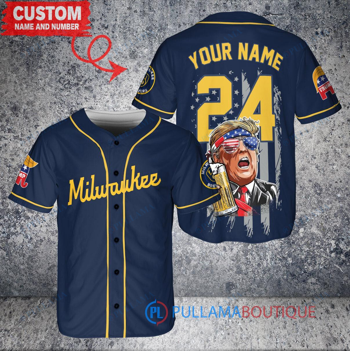 Seattle Mariners x Limited Edition with World Series Trophy Custom Baseball Jersey Navy