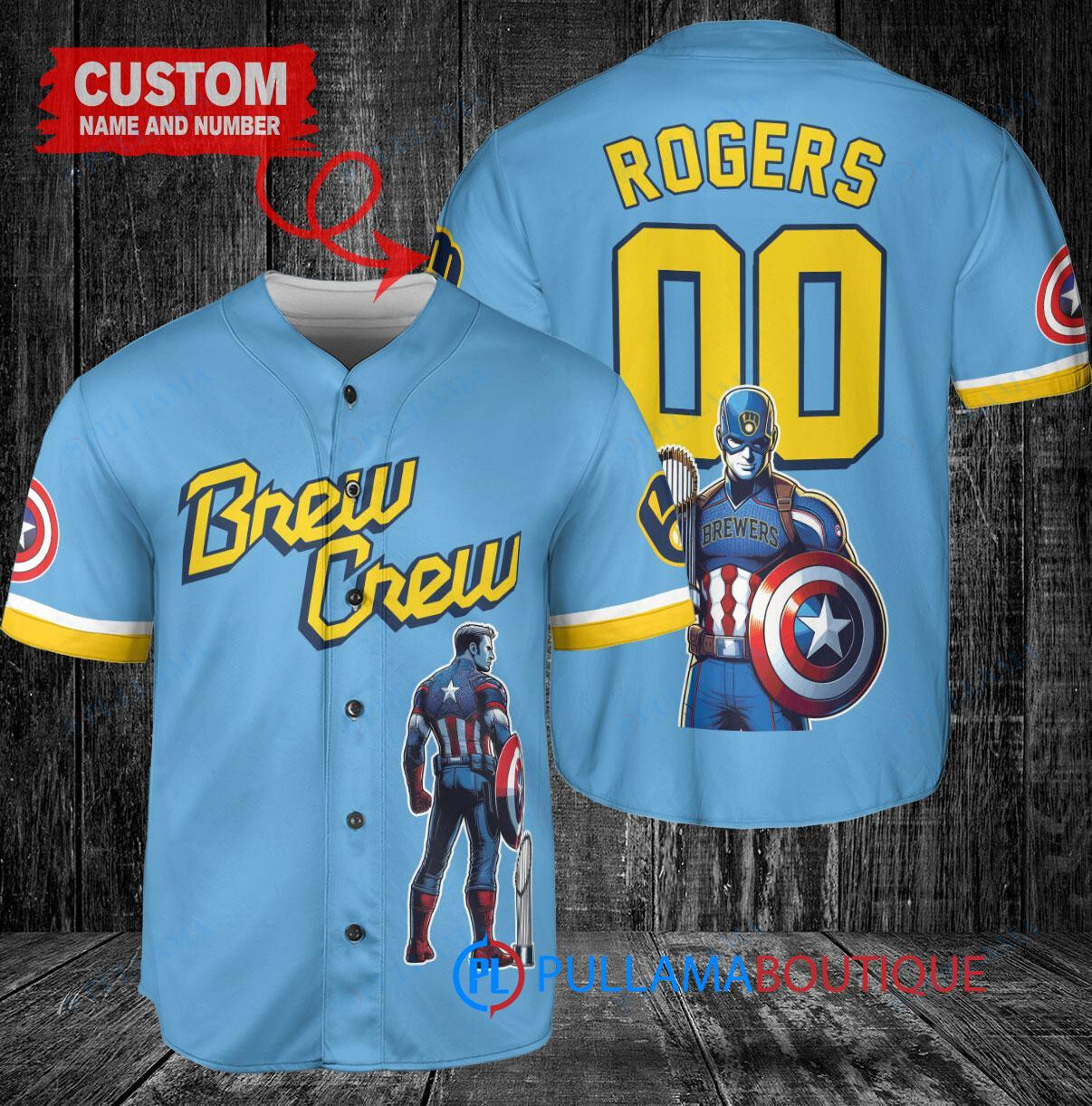 San Diego Padres x Marvel Captain America Steve Rogers Baseball Jersey White V2