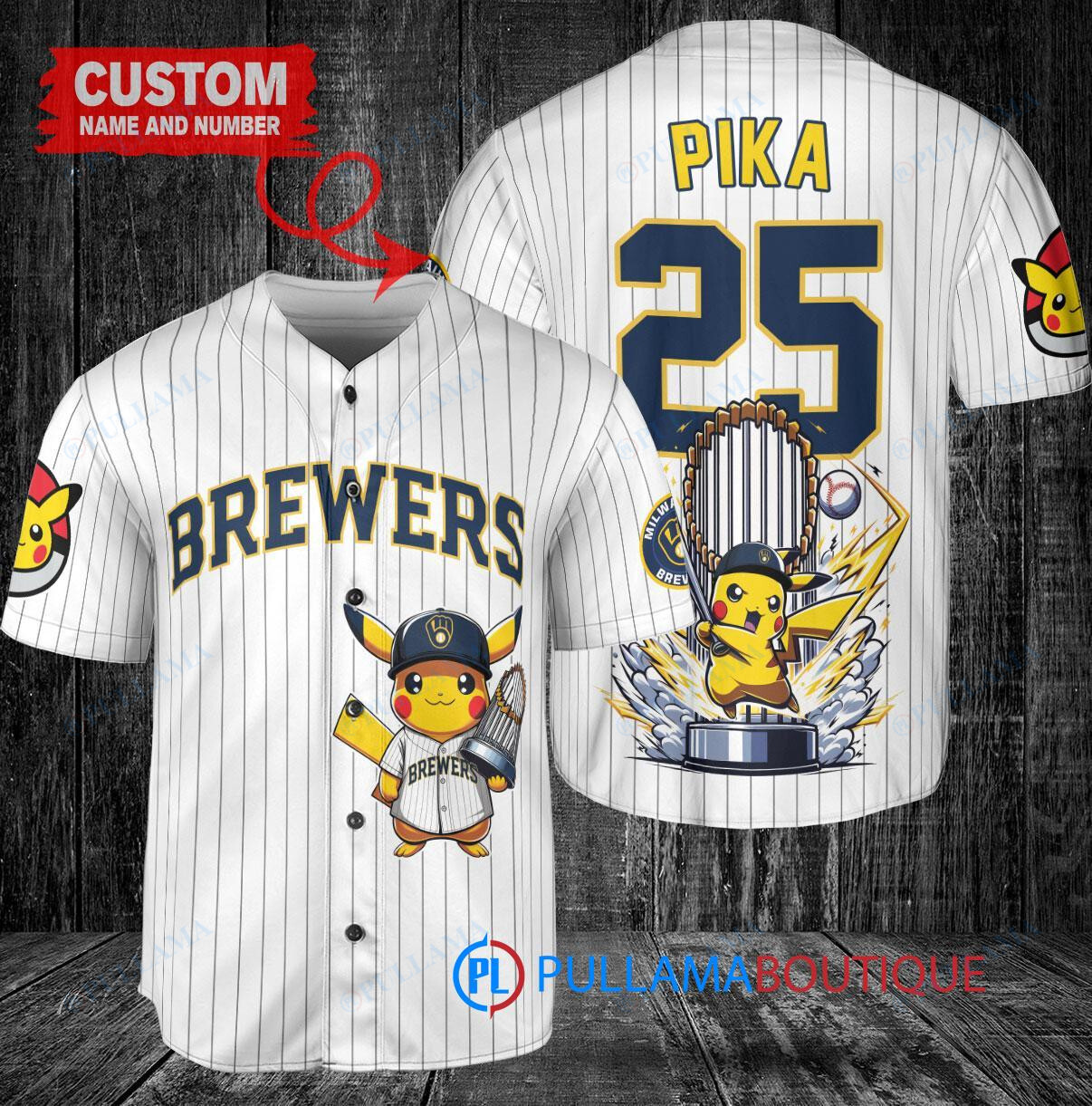 Cincinnati Reds x Pikachu Pokemon with Trophy Custom Baseball Jersey Black 2023 City Connect