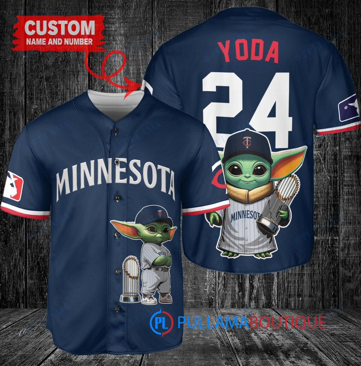 Chicago White Sox x Baby Yoda Star Wars The Mandalorian with Trophy Custom Baseball Jersey White