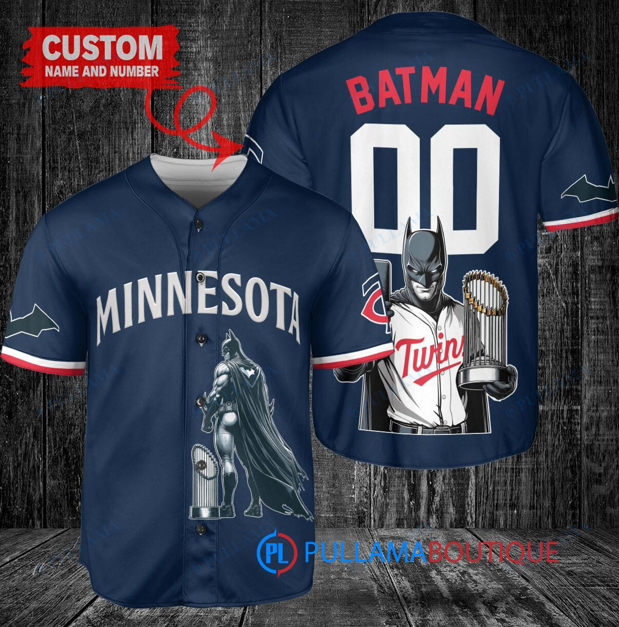 Pittsburgh Pirates x DC Comics Batman The Dark Knight with Trophy Custom Baseball Jersey Gold City Connect