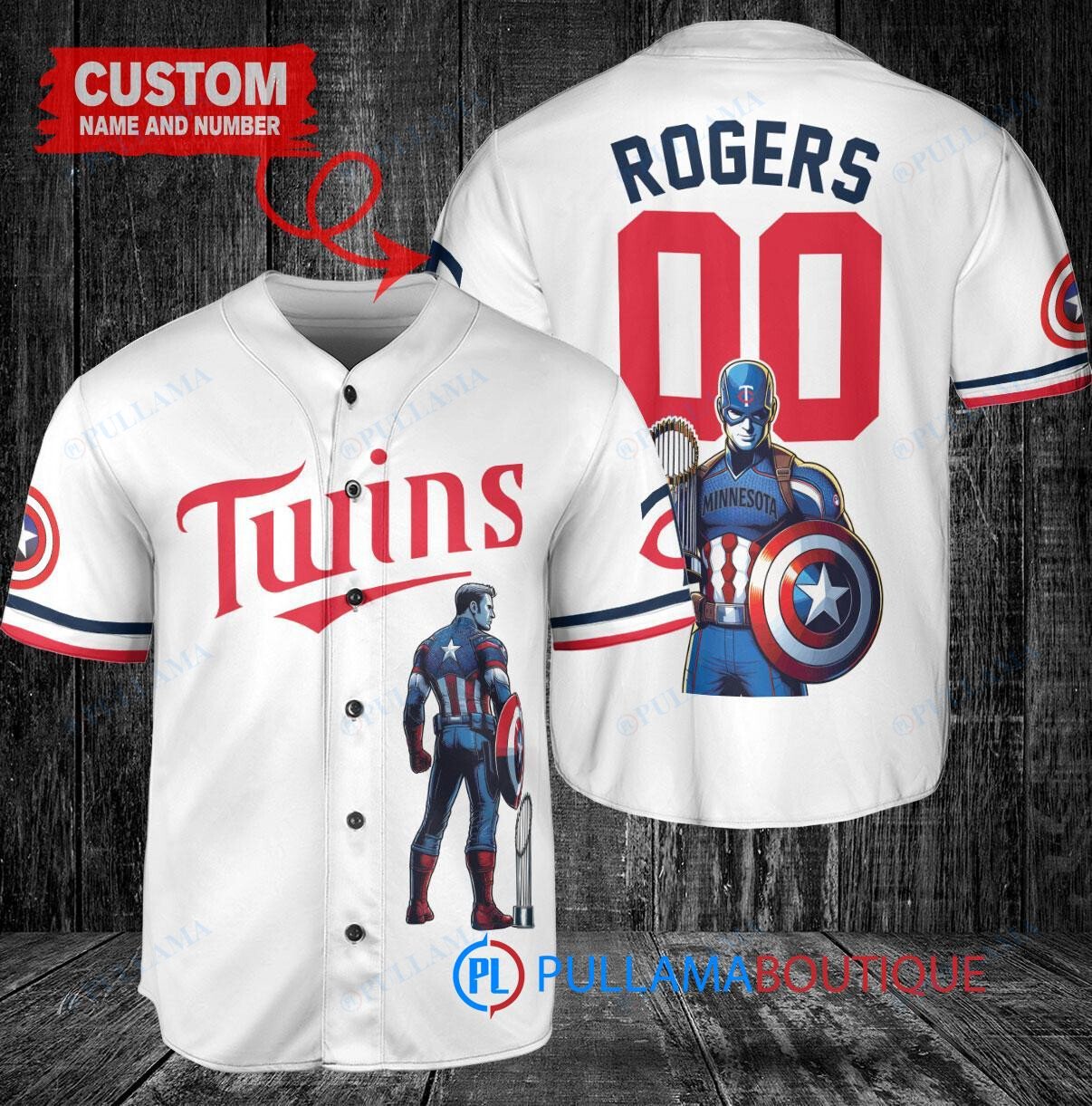 Oakland Athletics x Marvel Captain America Steve Rogers with Trophy Custom Baseball Jersey Gold