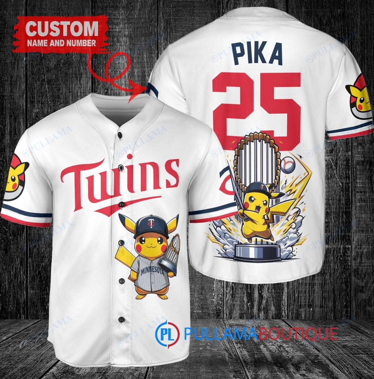 Seattle Mariners x Pikachu Pokemon with Trophy Custom Baseball Jersey Aqua