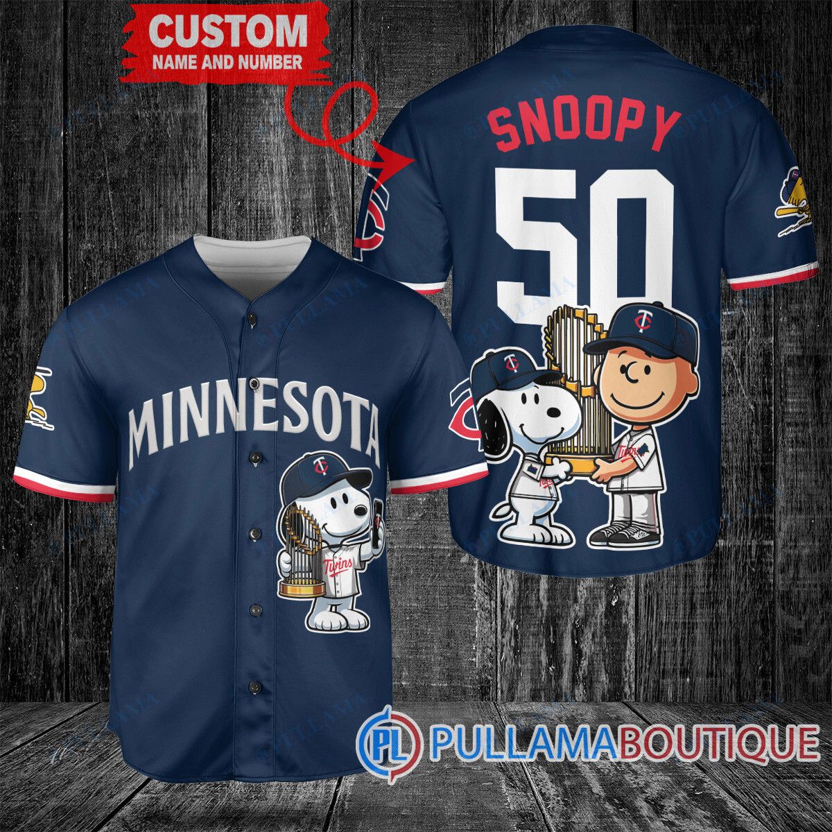 San Diego Padres x Snoopy and Charlie Brown with Trophy Baseball Jersey White