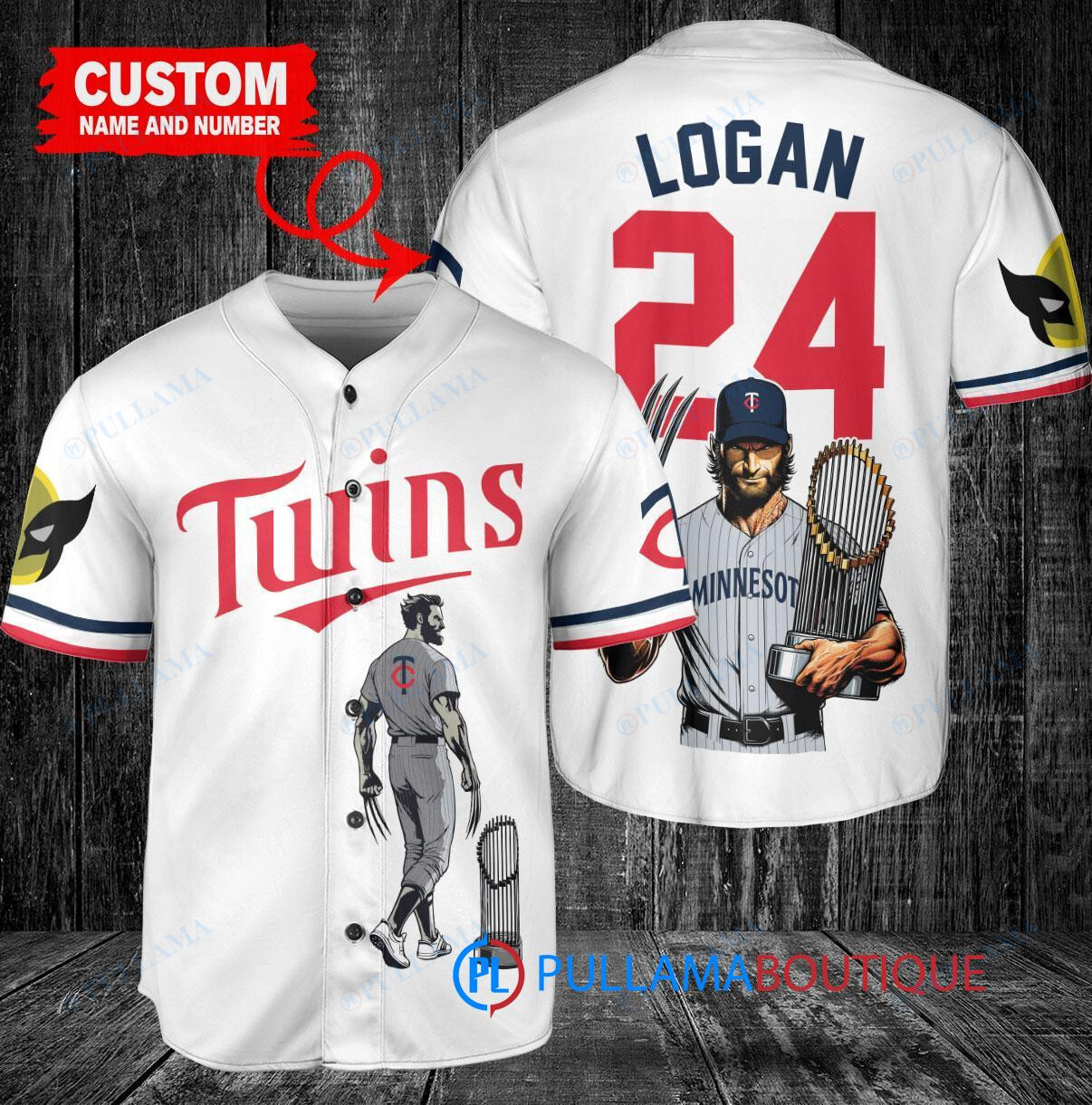 NY Mets x Wolverine Logan Baseball Jersey – Graphite City Connect Trophy