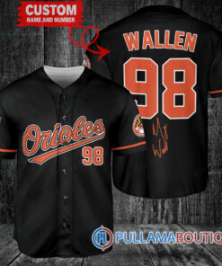 Morgan Wallen Baltimore Orioles Limited Edition Baseball Jersey – Exclusive Fan Gear Black