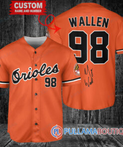 Morgan Wallen Baltimore Orioles Limited Edition Baseball Jersey – Exclusive Fan Gear Orange