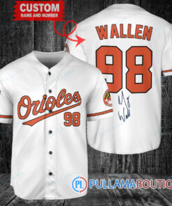 Morgan Wallen Baltimore Orioles Limited Edition Baseball Jersey – Exclusive Fan Gear White