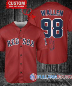 Morgan Wallen Boston Red Sox Limited Edition Baseball Jersey – Exclusive Fan Gear Red