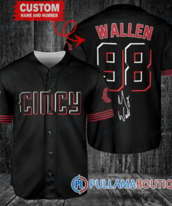 Morgan Wallen Cincinnati Reds Limited Edition Baseball Jersey – Exclusive Fan Gear Black